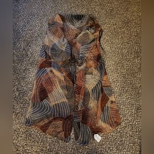 Howards Sheer Shawl Wrap Vest Scarf